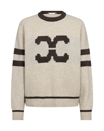 Co Couture - RowCC Coco Logo Strik - Creme